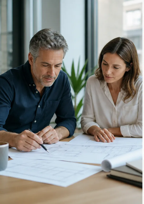 Sample small business team collaborating
