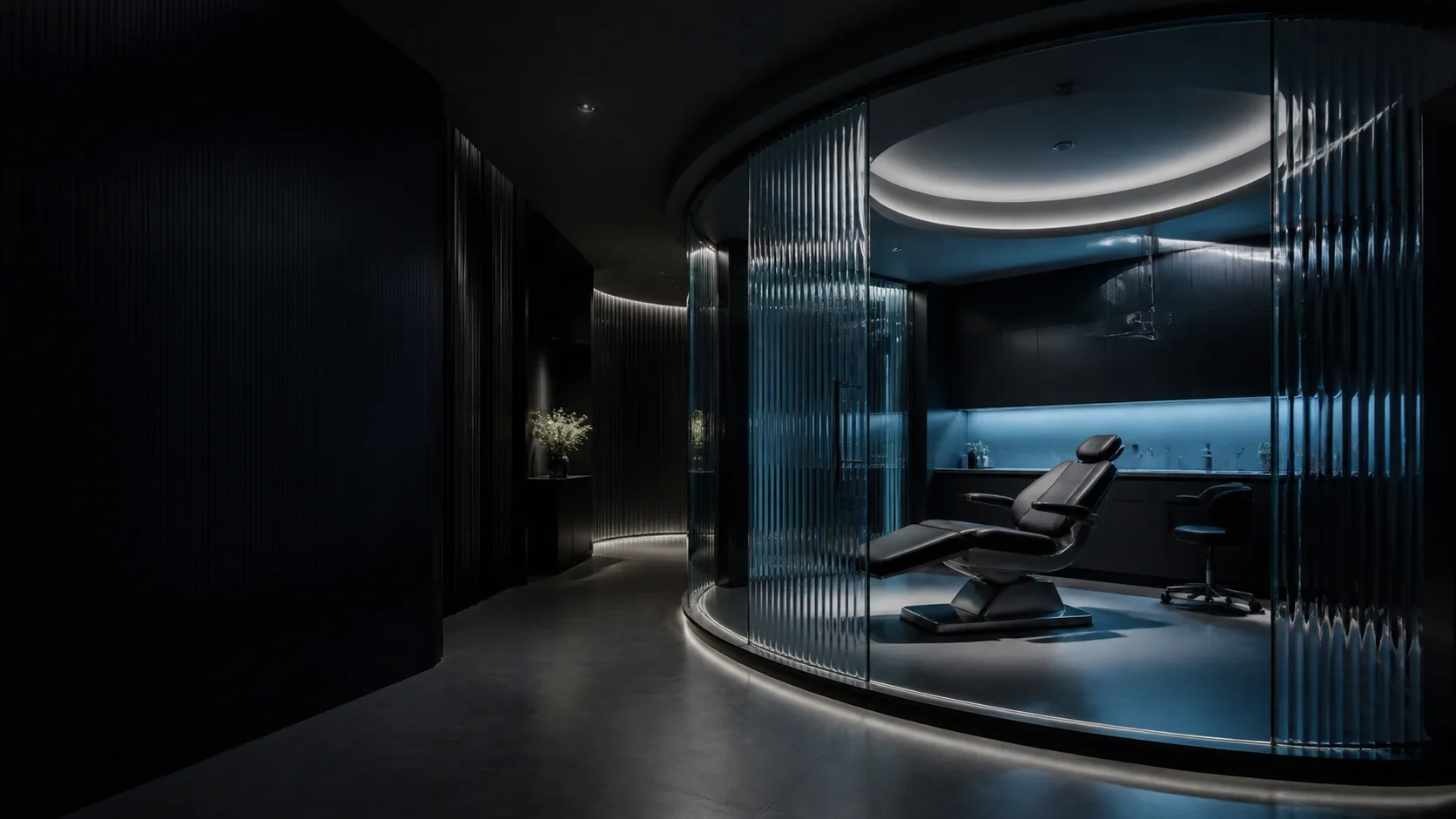 Detail of a calm consultation environment