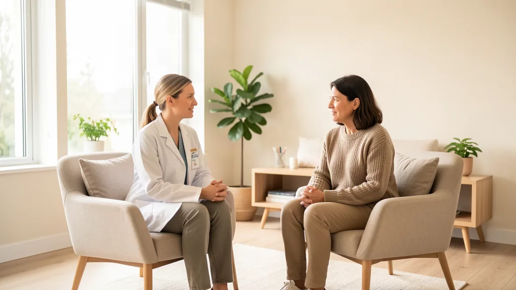 Detail of a calm consultation environment