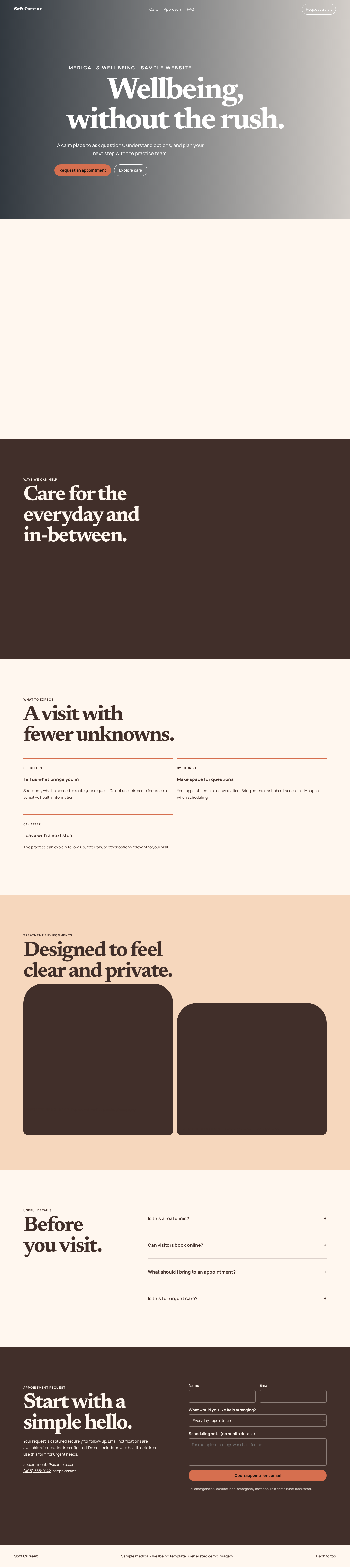 Medical / Wellbeing T2 Open Field Wellness preview screenshot